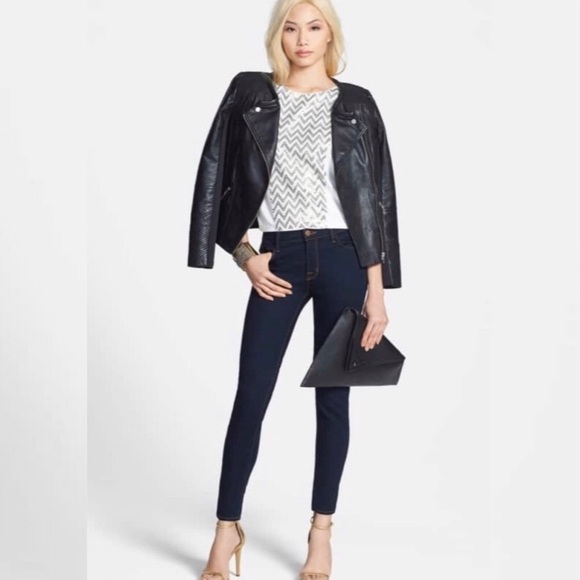 J Brand Denim - J Brand 811 Mid Rise Dark Wash Skinny Jeans